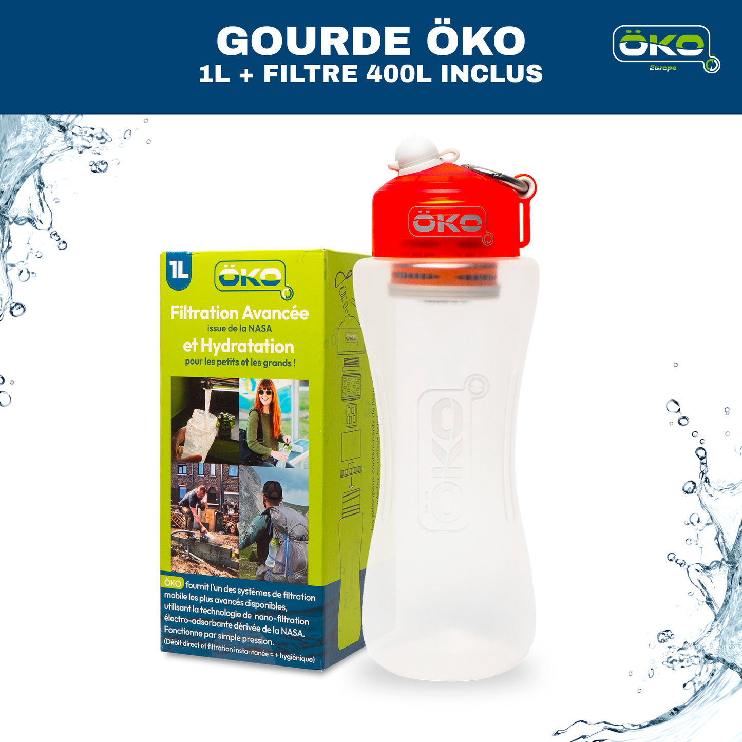 Gourde filtrante ÖKO