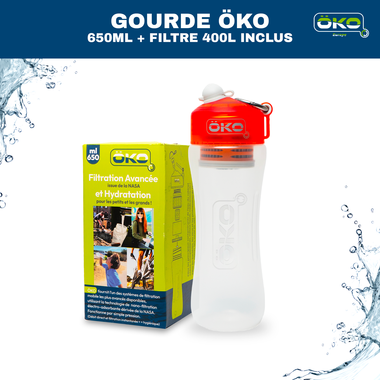 Gourde filtrante ÖKO