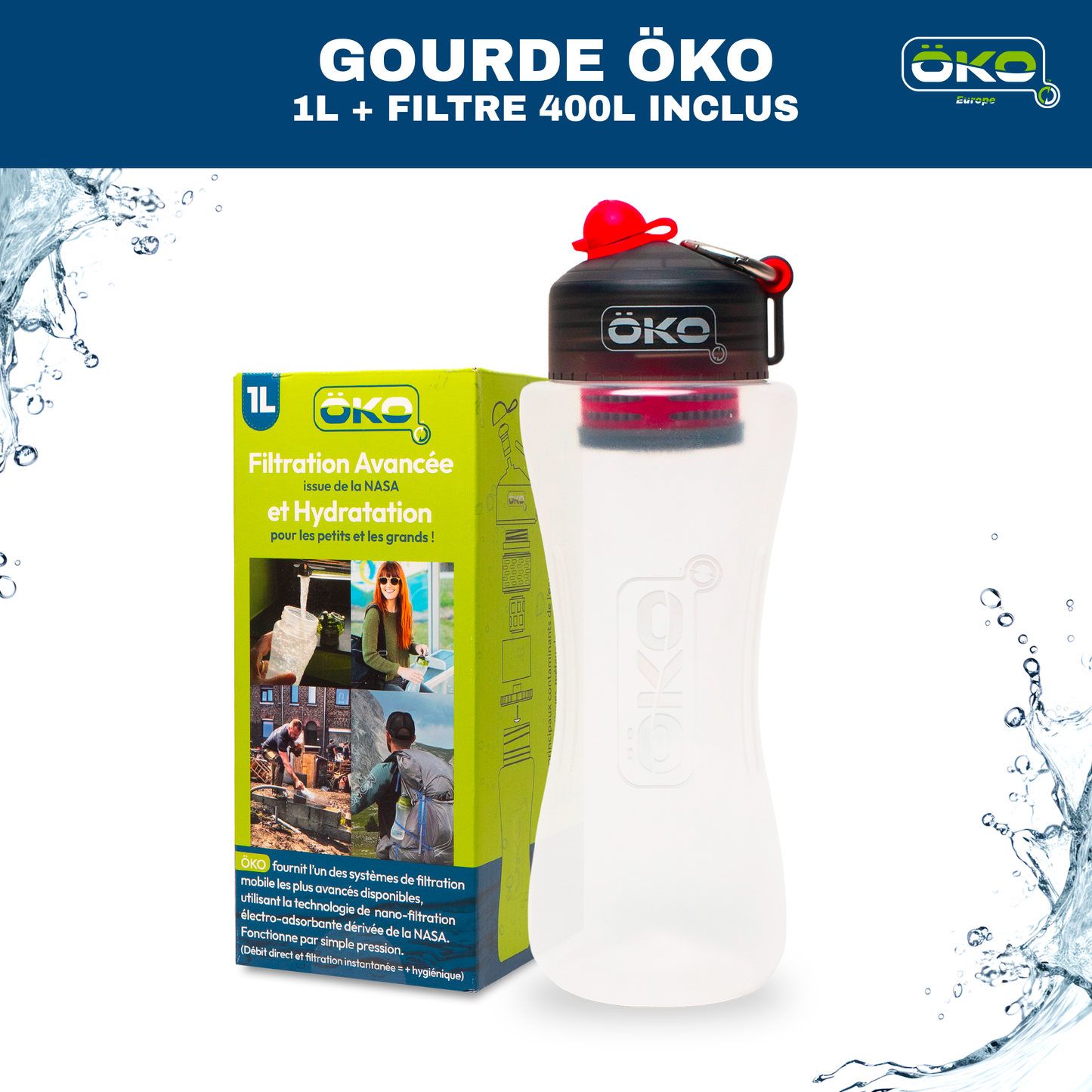 Gourde filtrante ÖKO