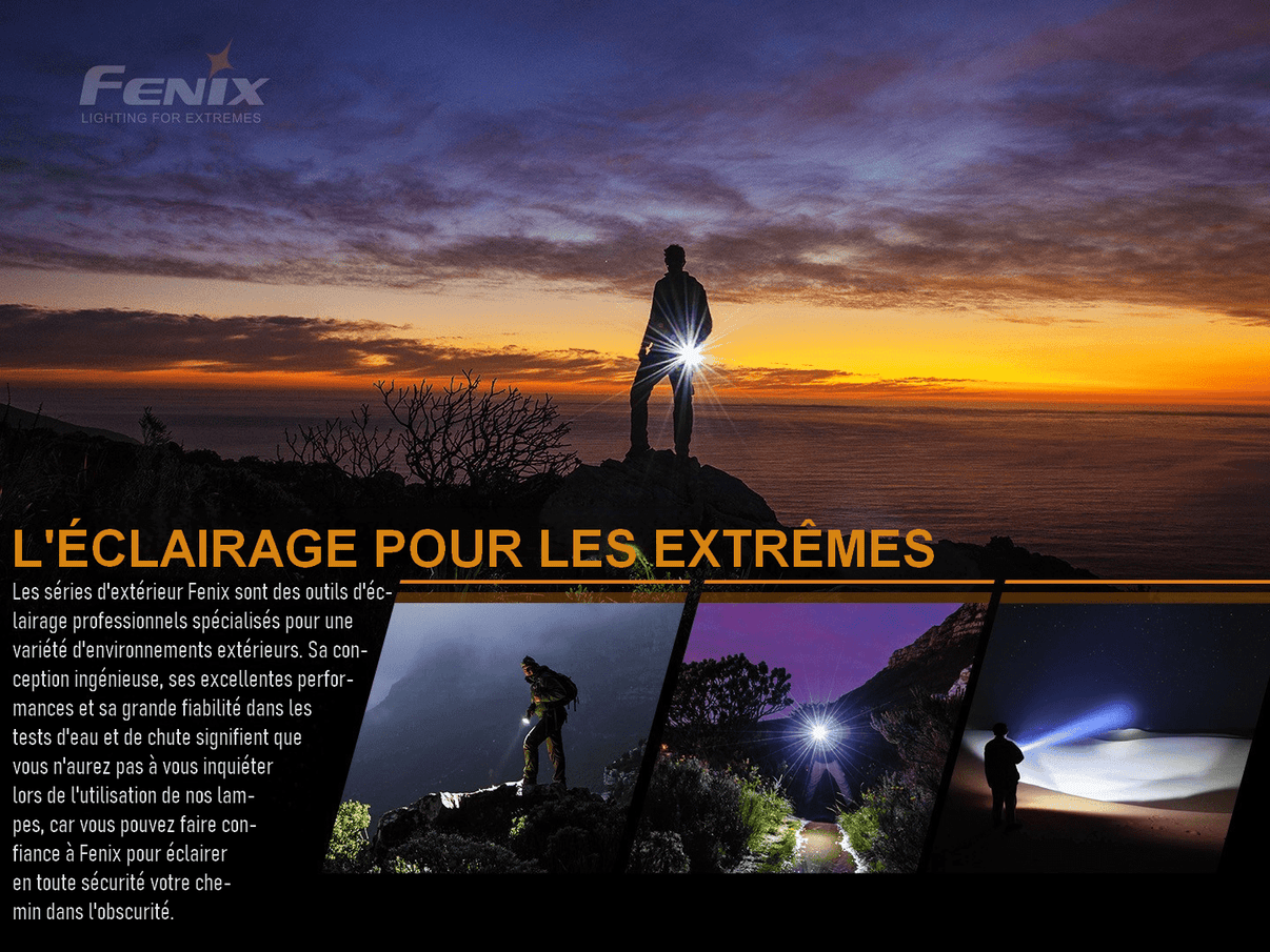 Fenix PD25R - 800 lumens - Rechargeable USB-C