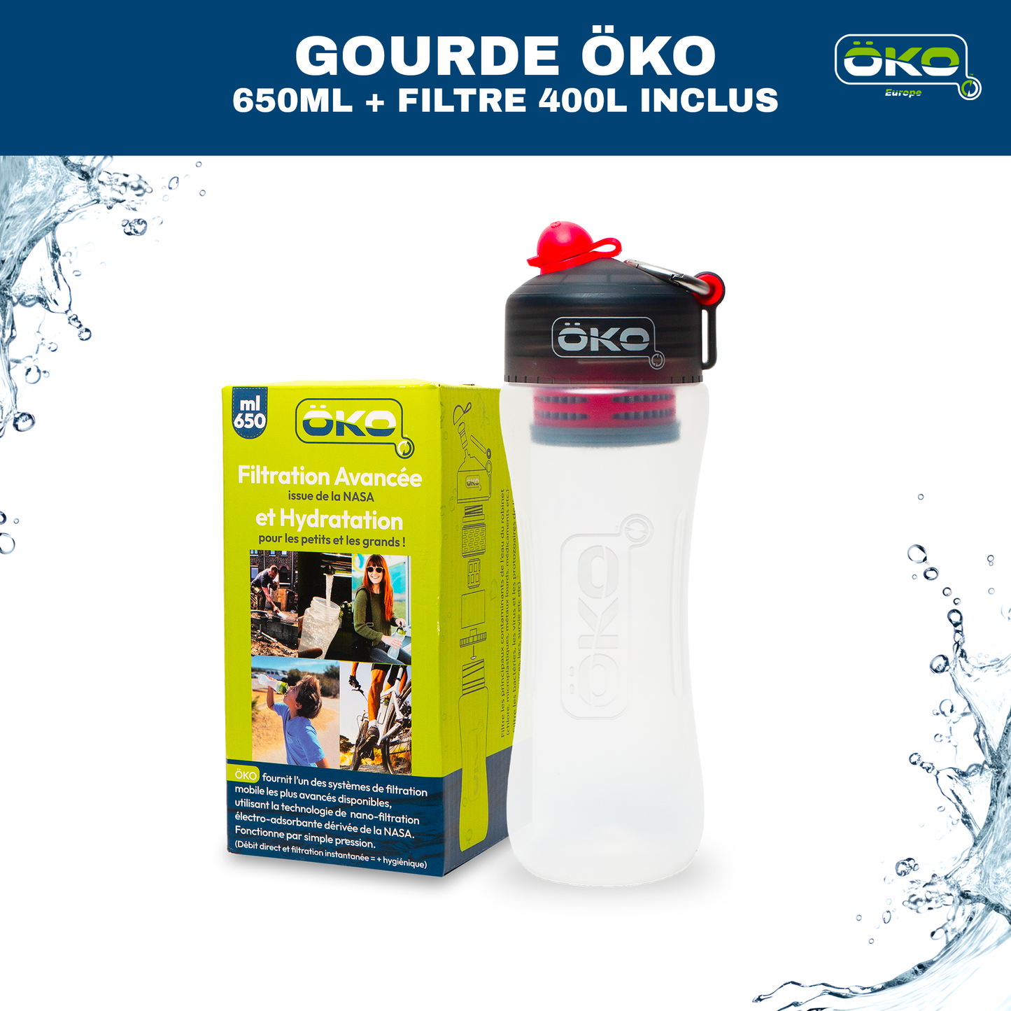 Gourde filtrante ÖKO
