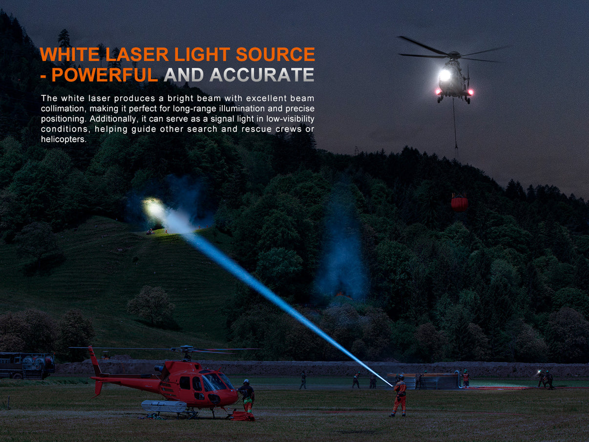 Lampe de recherche Fenix LR36R – 10 000 lumens, 1 260 m de portée, laser blanc ( occasion )