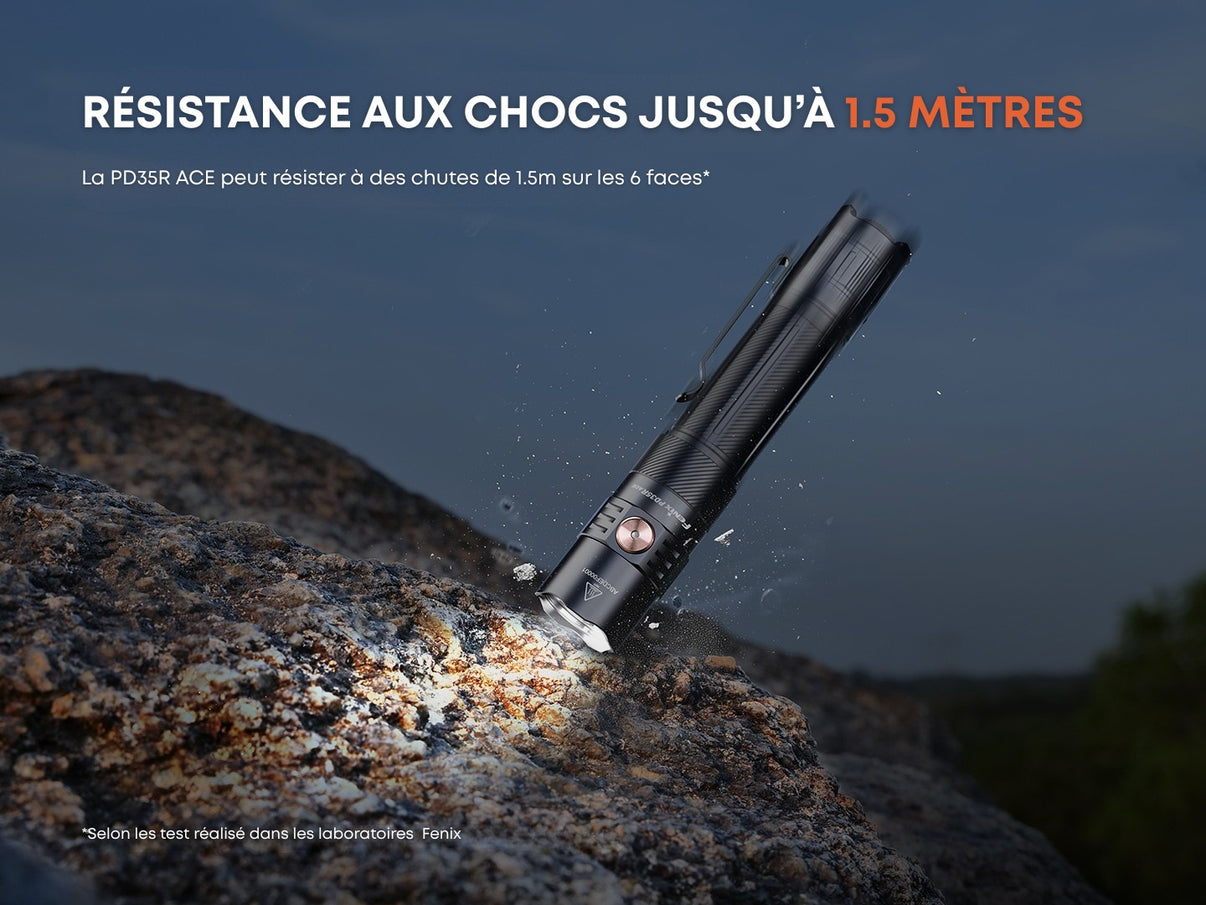 Fenix PD35R ACE – Lampe de poche rechargeable USB-C 2000 lumens