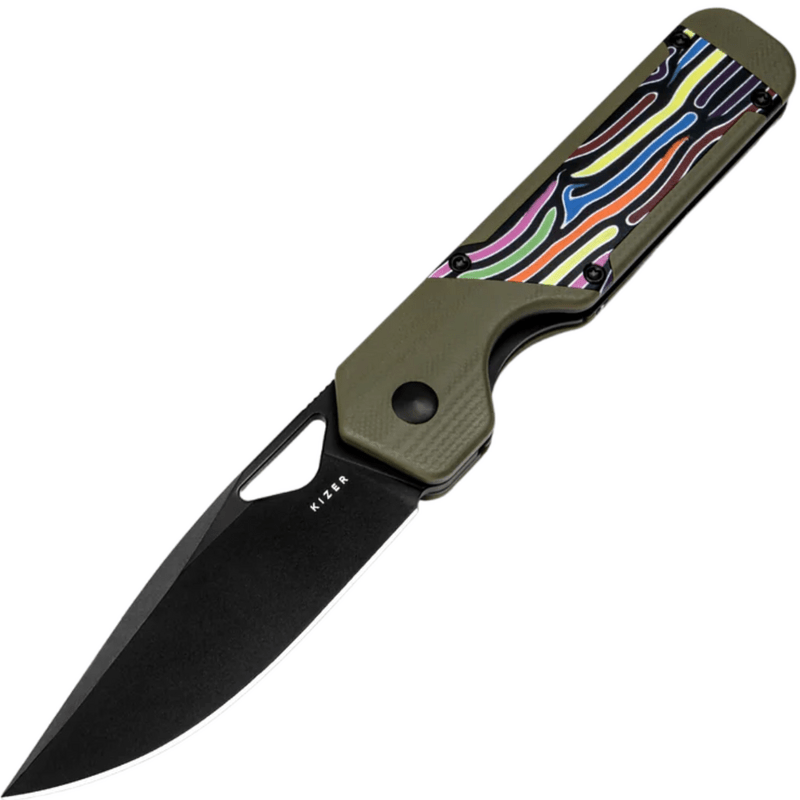 Couteau pliant Kizer Liner Lock Militaw Jonathan Styles Nitro V G10 (V3634A3)
