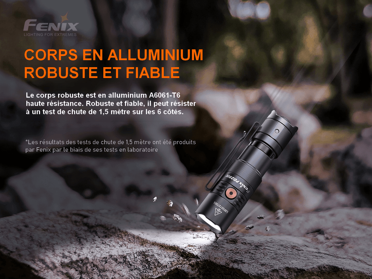 Fenix PD25R - 800 lumens - Rechargeable USB-C