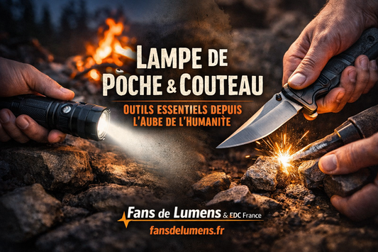 Lampe de poche et couteau : deux outils essentiels depuis l’aube de l’humanité