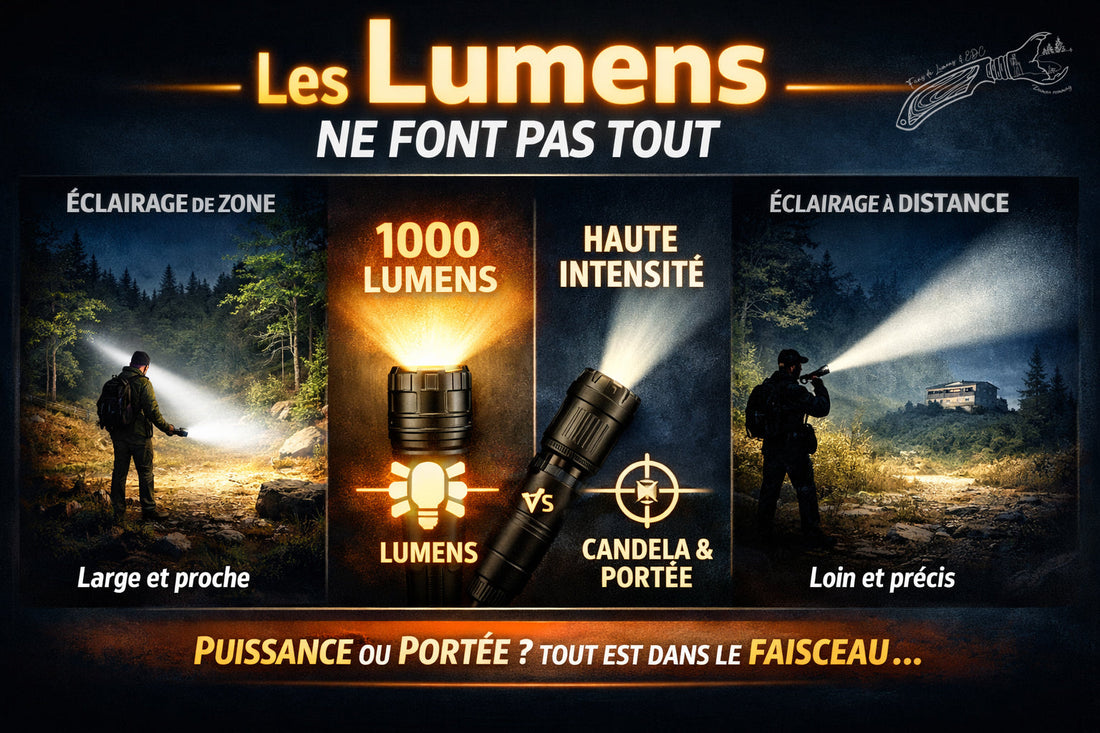 Lumens, candela, faisceau : comprendre ce qui fait vraiment une bonne lampe de poche