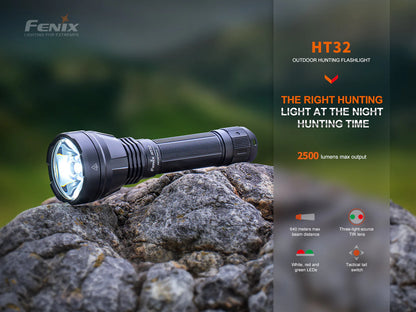 Fenix HT32 – Lampe de poche haute performance – 2500 lumens