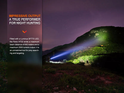 Fenix HT32 – Lampe de poche haute performance – 2500 lumens