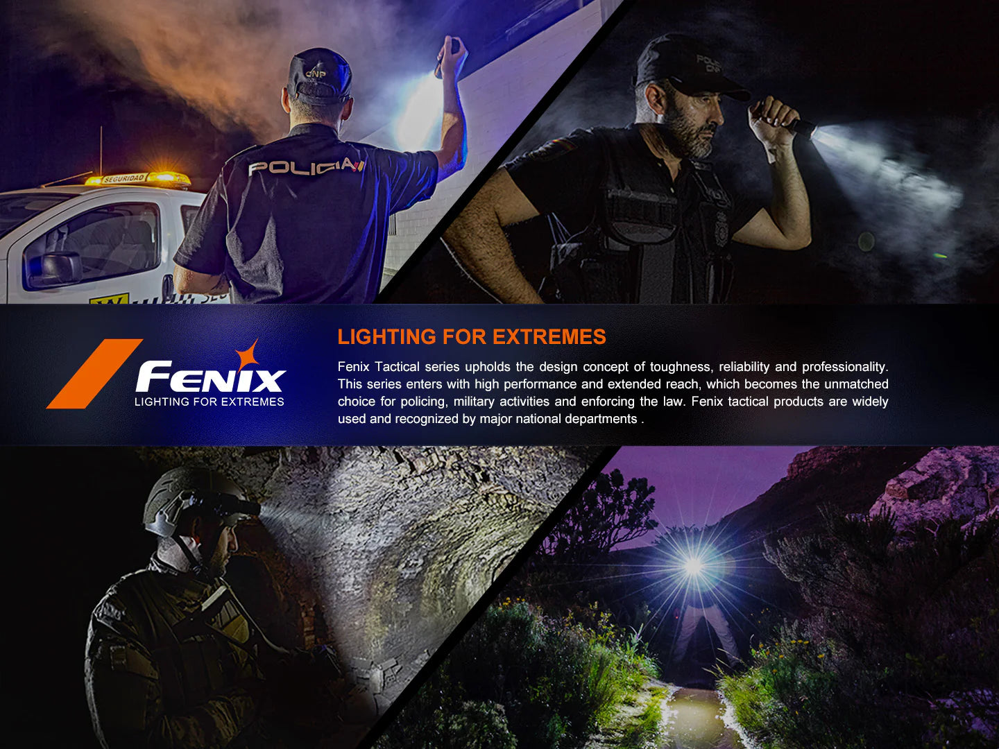 Fenix TK05R – Lampe tactique compacte 1000 lm à faisceau longue portée