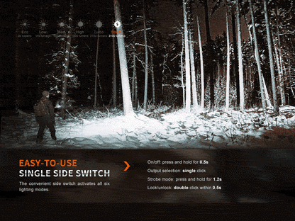 Fenix E35R – Lampe de poche rechargeable 3100 lumens USB-C, compacte et puissante pour EDC et outdoor