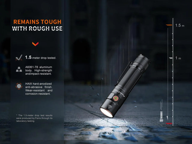 Fenix E35R – Lampe de poche rechargeable 3100 lumens USB-C, compacte et puissante pour EDC et outdoor