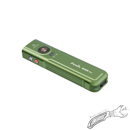 Fenix E06R Pro – lampe plate EDC USB-C 1600 lumens (spot + flood) avec UV et laser rouge