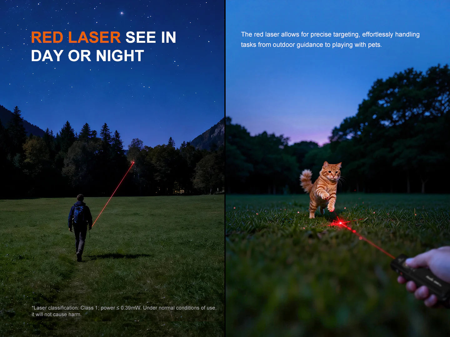 Fenix E06R Pro – lampe plate EDC USB-C 1600 lumens (spot + flood) avec UV et laser rouge