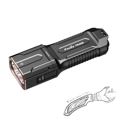Fenix TK28R – Lampe tactique rechargeable 6500 lumens, double faisceau, USB-C