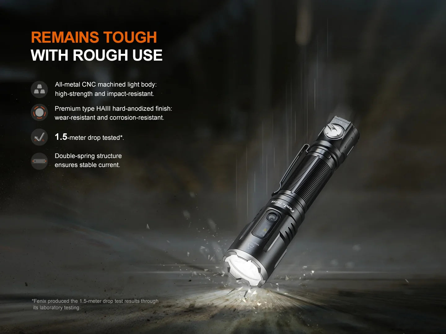 Fenix TK25R – Lampe tactique rechargeable 3600 lumens USB-C avec module UV et signalisation