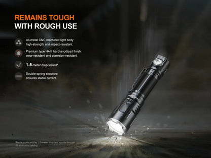 Fenix TK25R – Lampe tactique rechargeable 3600 lumens USB-C avec module UV et signalisation