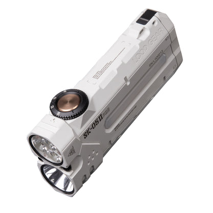 LOOP GEAR SK05 Pro 2 – Lampe EDC plate 5000 lumens, triple faisceau et double batterie 18650