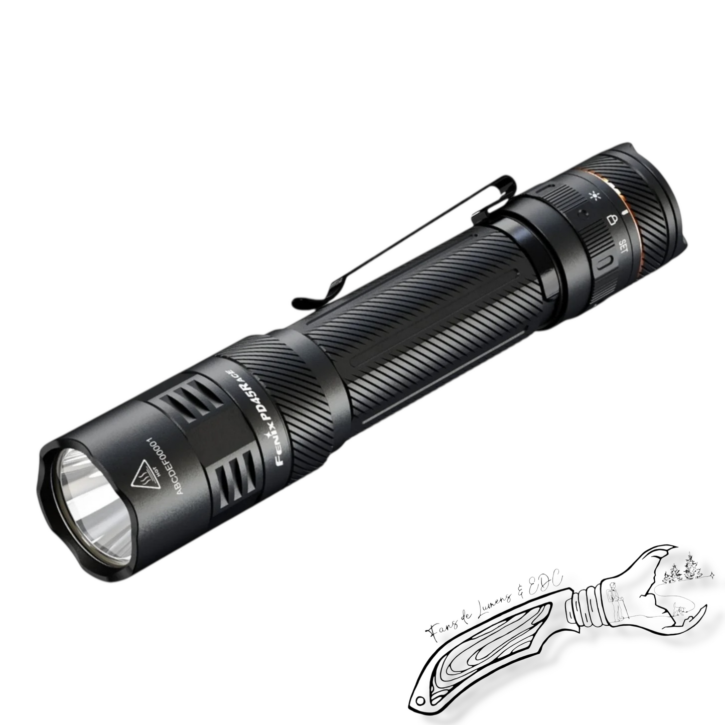 Fenix PD45R ACE – lampe tactique programmable haute intensité rechargeable USB-C (3200 lumens)