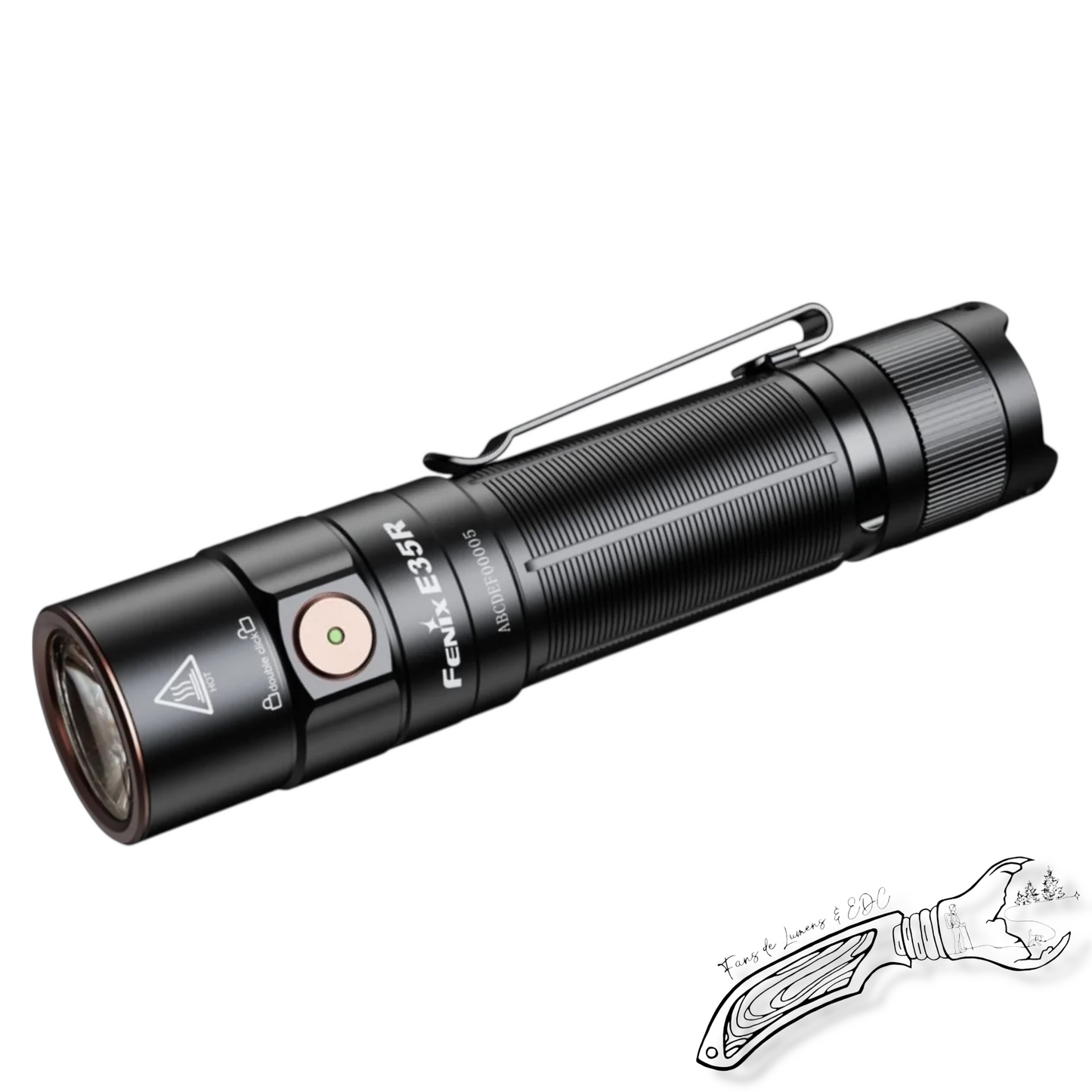 Fenix E35R – Lampe de poche rechargeable 3100 lumens USB-C, compacte et puissante pour EDC et outdoor