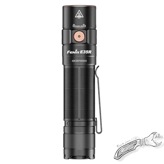 Fenix E35R – Lampe de poche rechargeable 3100 lumens USB-C, compacte et puissante pour EDC et outdoor