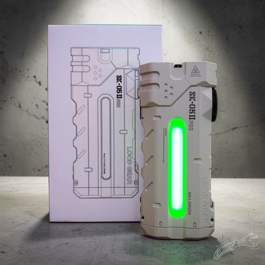 LOOP GEAR SK05 Pro 2 – Lampe EDC plate 5000 lumens, triple faisceau et double batterie 18650