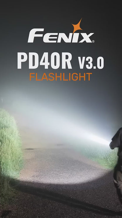 Fenix PD40R V3 – Lampe tactique 3000 lumens à bague rotative et batterie 21700