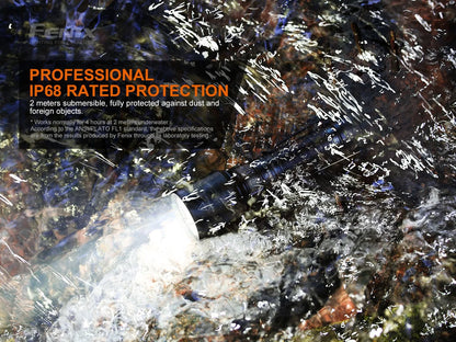 Fenix C7 – Lampe de poche rechargeable 3000 lumens avec base magnétique