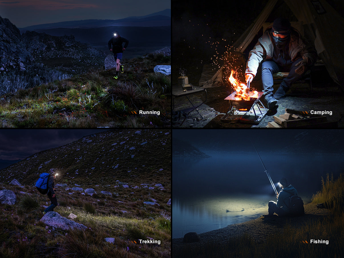 Fenix HL12R V2.0 Lampe frontale ultra légère - 500 Lumens