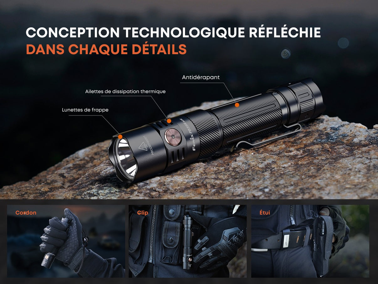 Fenix PD35R ACE – Lampe de poche rechargeable USB-C 2000 lumens