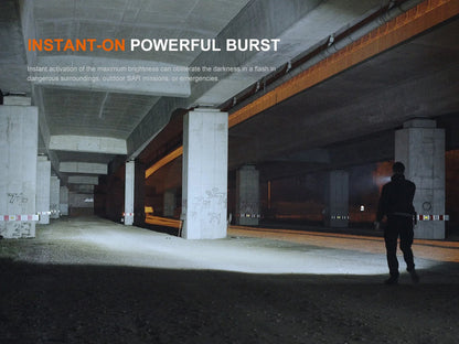 Fenix TK17 – Lampe tactique rechargeable USB-C 3600 lumens, compacte et réactive