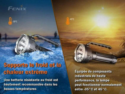 Fenix LR80R – Lampe torche / projecteur LED rechargeable (modèle pro)