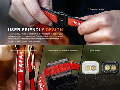 Fenix HL18R-T V2.0 – Frontale trail légère 800 lumens