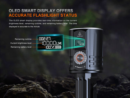 Lampe de recherche Fenix LR36R – 10 000 lumens, 1 260 m de portée, laser blanc ( occasion )