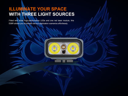 Fenix E06R - Lampe de poche porte-clés 3 en 1 - 700 lumens