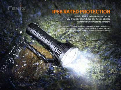 Fenix LR80R – Lampe torche / projecteur LED rechargeable (modèle pro)