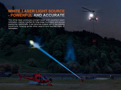 Lampe de recherche Fenix LR36R – 10 000 lumens, 1 260 m de portée, laser blanc ( occasion )