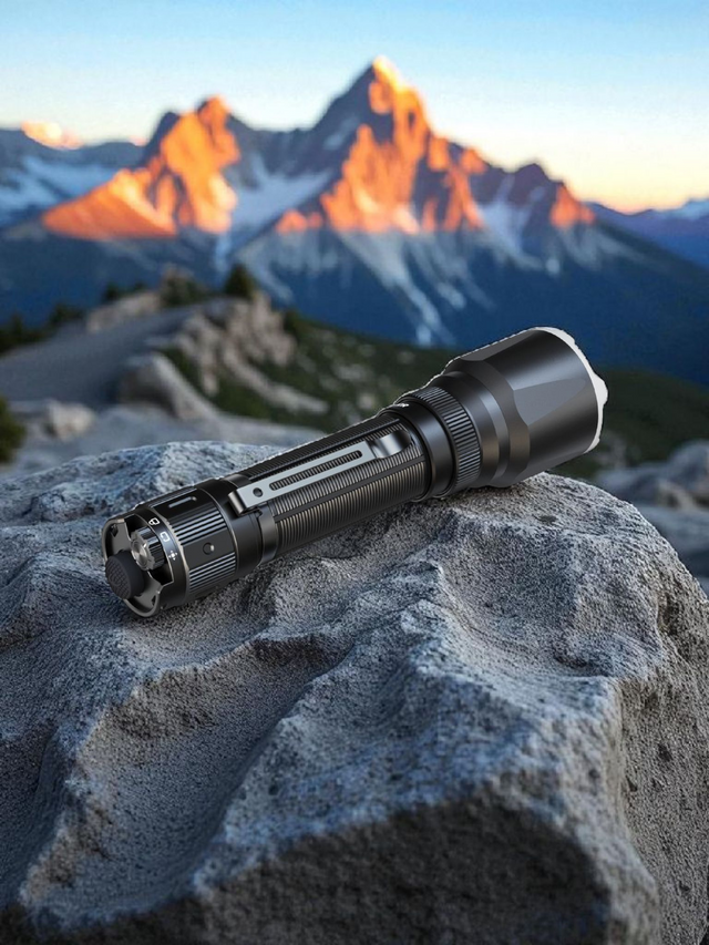 Fenix TK22R – Lampe de poche tactique rechargeable 3200 lumens, forte portée, USB-C