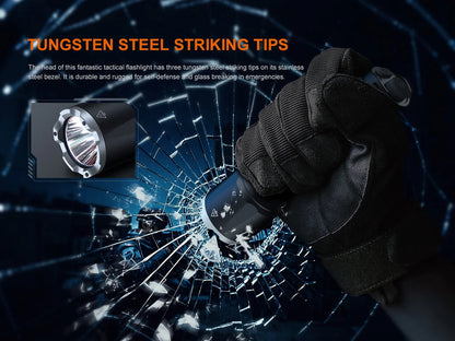 Fenix TK17 – Lampe tactique rechargeable USB-C 3600 lumens, compacte et réactive