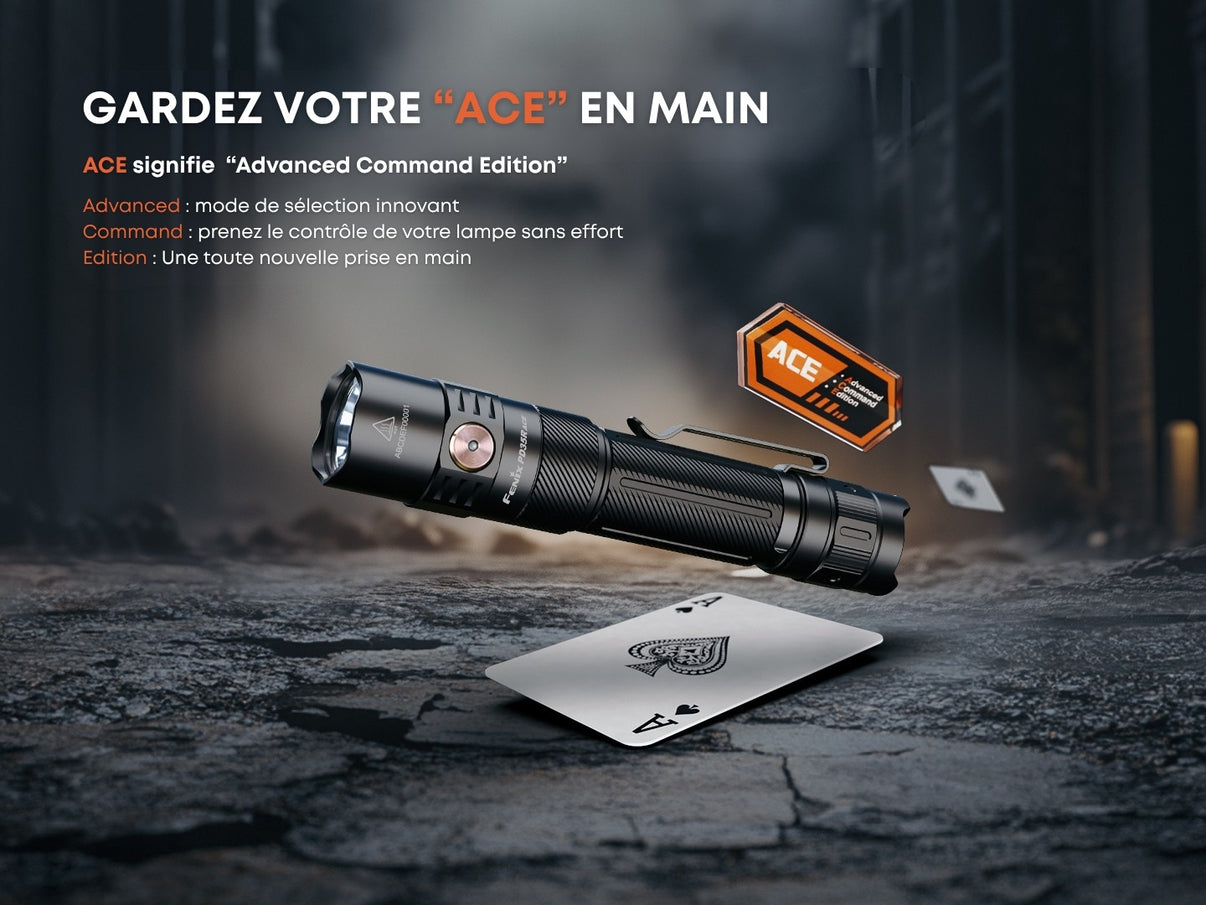 Fenix PD35R ACE – Lampe de poche rechargeable USB-C 2000 lumens