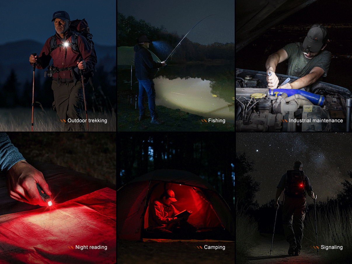 Fenix SW05R-UV / Red – Lampe compacte polyvalente clip & UV/rouge