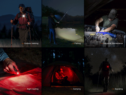 Fenix SW05R-UV / Red – Lampe compacte polyvalente clip & UV/rouge