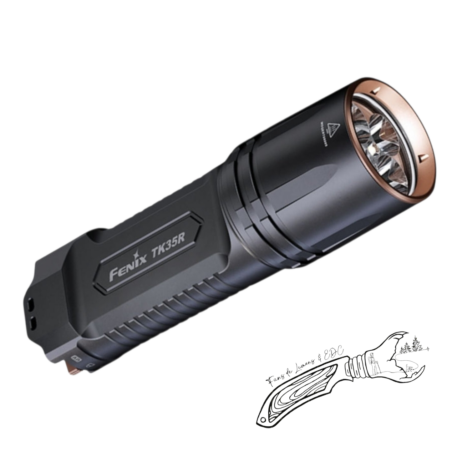 Fenix TK35R – Lampe tactique 5800 lumens longue portée avec LED UV 365 nm