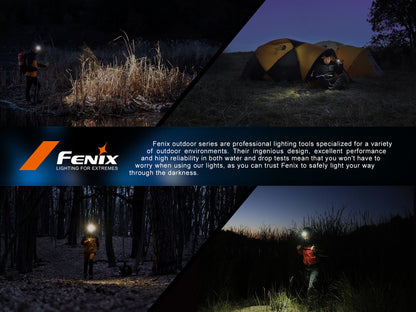 Fenix HL12R V2.0 Lampe frontale ultra légère - 500 Lumens