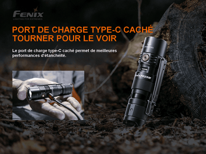 Fenix PD25R - 800 lumens - Rechargeable USB-C