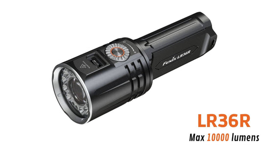 Lampe de recherche Fenix LR36R – 10 000 lumens, 1 260 m de portée, laser blanc ( occasion )