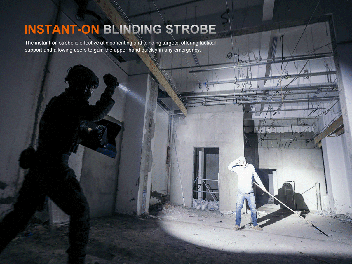 Fenix TK21R – Lampe de poche tactique puissante, longue portée et rechargeable USB-C