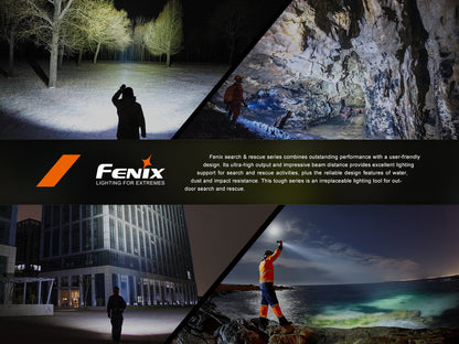 Lampe de recherche Fenix LR36R – 10 000 lumens, 1 260 m de portée, laser blanc ( occasion )